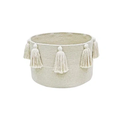 Lorena Canals Basket New Tassels In Brown