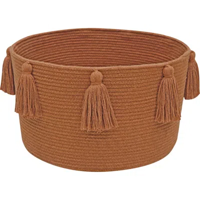 Lorena Canals Basket New Tassels In Brown