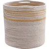 Lorena Canals Twin Woven Basket In Brown