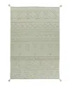Lorena Canals Washable Rug In Olive/ Soil Brown