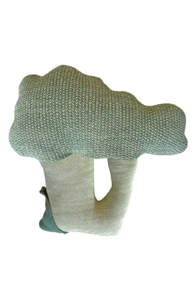 Lorena Canals Brucy The Broccoli Knit Accent Pillow In Green