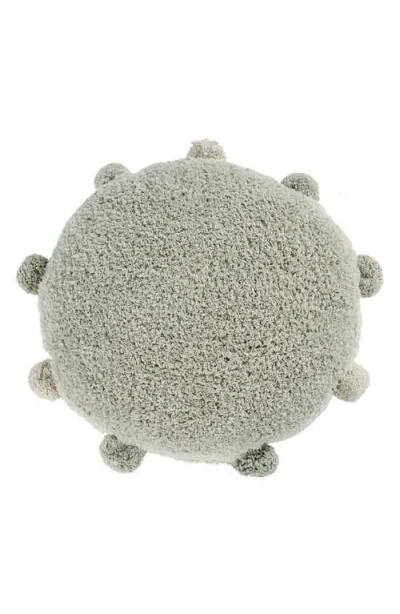 Lorena Canals Bubbly Pompom Trim Floor Cushion In Green