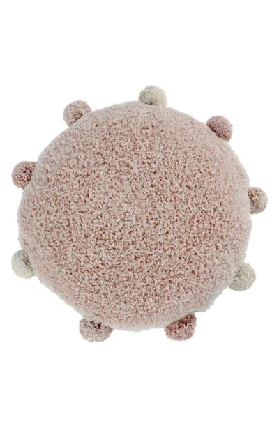 Lorena Canals Bubbly Pompom Trim Floor Cushion In Pink