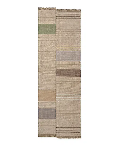 Lorena Canals Casa Oaxaca Handloom Runner Rug Oaxaca 2'7x7'6 Runner Area Rug In Brown