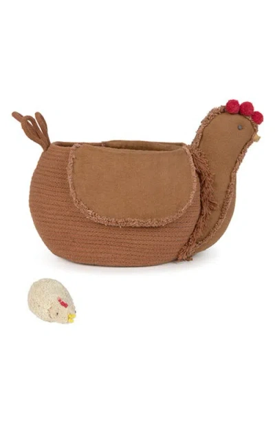 Lorena Canals Chicken Basket In Brown