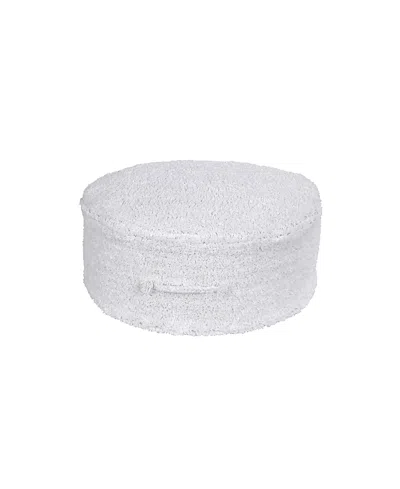 Lorena Canals Chill Pouf In Ivory/white