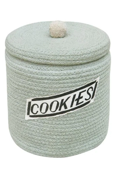 Lorena Canals Cookie Jar Basket In Green