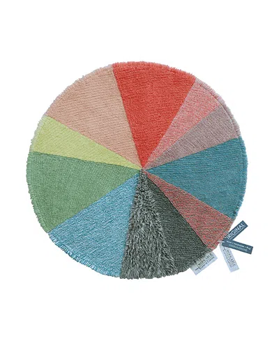 Lorena Canals Donna Wilson Woolable Pie Chart Round Area Rug, 4' X 4' In Multi