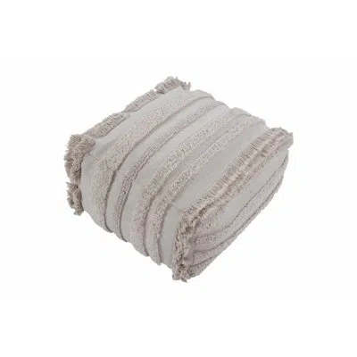 Lorena Canals Early Hours Pouf Air Natural Ottoman In Neutral