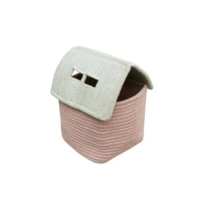 Lorena Canals Eco City Cotton Blend Basket In Pink