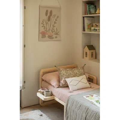 Lorena Canals Fantasy Garden Cotton Blend Wall Hanging In Neutral