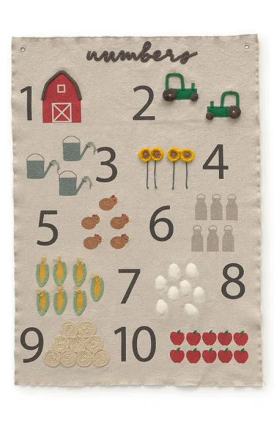 Lorena Canals Farm Numbers Wall Hanging In Multi
