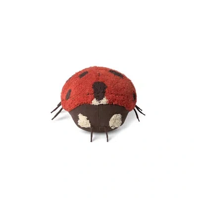 Lorena Canals Floor Cushion Ladybug Maria In Brown