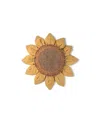 Lorena Canals Floor Sunflower Cushion In Yellow