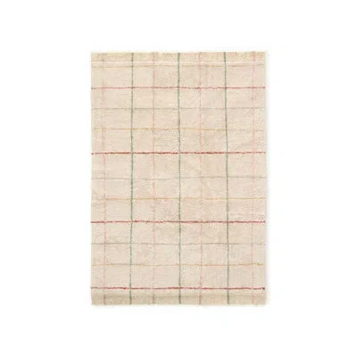 Lorena Canals Growing Up On A Farm Rectangle Hand Tufted Cotton Area Rug In Pink