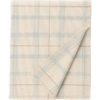 Lorena Canals Handloom Kid Bed Thrwo Tartan In Neutral