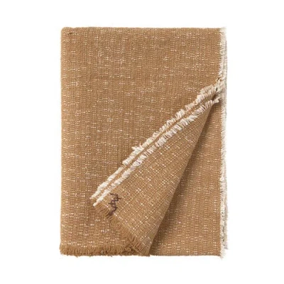 Lorena Canals Handloom Plaid Natural In Brown