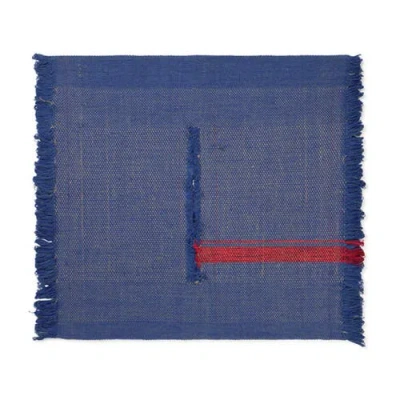 Lorena Canals Handloom Wall Hanger In Blue