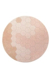 Lorena Canals Honeycomb Washable Cotton Blend Round Rug In Pink