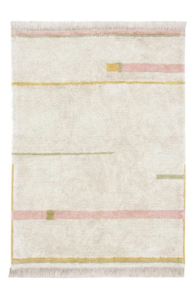 Lorena Canals Kids' Washable Lanes Rug In Multi
