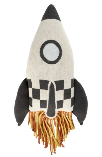 Lorena Canals Knit Rocket Cushion In Multi