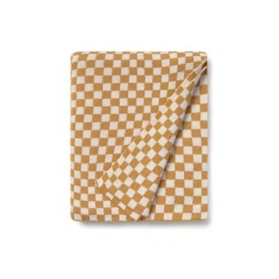 Lorena Canals Knitted Blanket Tiles In Yellow