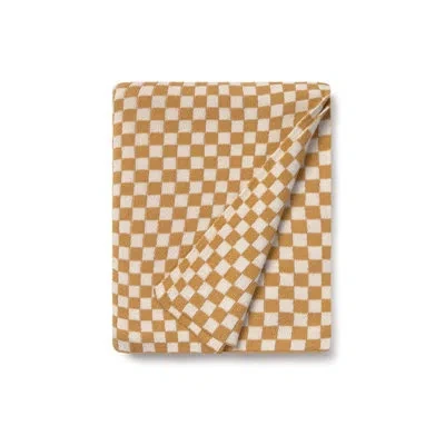 Lorena Canals Knitted Blanket Tiles In Honey
