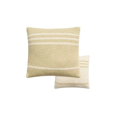 Lorena Canals Knitted Cushion Duetto In Nude
