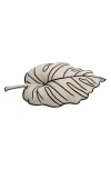 Lorena Canals Leaf Accent Pillow In White