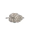 Lorena Canals Leaf Cushion In Natural/black