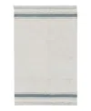 Lorena Canals Gastro Washable Cotton Blend Rug In Natural/teal