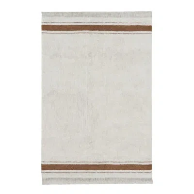 Lorena Canals Little Chefs Rectangle Hand Tufted Cotton Area Rug In Natural/toffee In Neutral