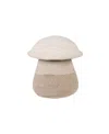 Lorena Canals Mama Mushroom Basket - 1' 1 X 1' 3 In Natural/linen/soil Brown