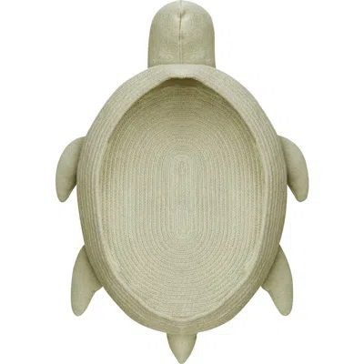 Lorena Canals Mama Turtle Basket In Green