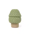 Lorena Canals Mini Tree Basket In Green