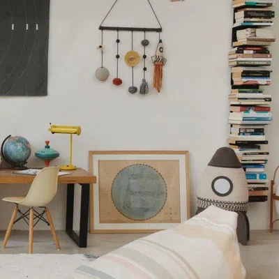 Lorena Canals Mom, I Want To Be An Astronaut Wall Hanger Cosmos 1' 8” X 1' 6” In Multi