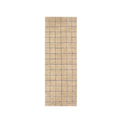 Lorena Canals Mosaic Hand Woven Wool Area Rug In Nude