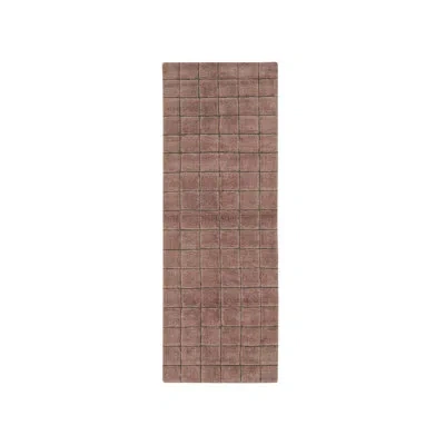 Lorena Canals Mosaic Hand Woven Wool Area Rug In Brown