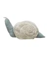 Lorena Canals Mr. Snail Pouf - 1' 2 X 3' X 1' 6 In Natural/vintage Blue