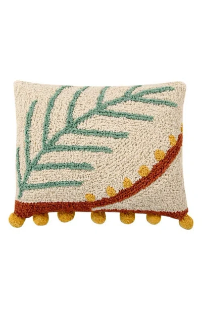 Lorena Canals Palm Cushion In White