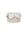 Lorena Canals Petals Basket In Ivory + Natural