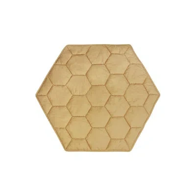 Lorena Canals Planet Bee 44'' L Cotton Playmat In Brown