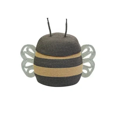 Lorena Canals Planet Bee Composite Basket In Gray