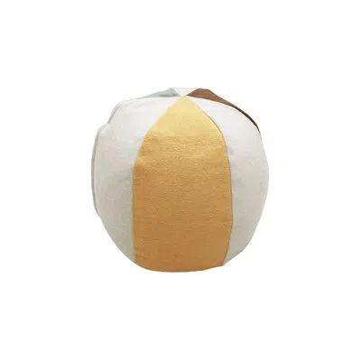 Lorena Canals Pouf Ball In Yellow