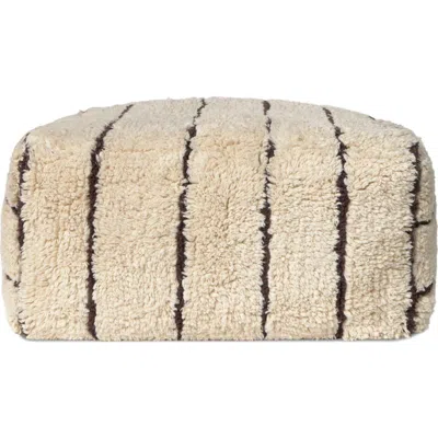 Lorena Canals Pouf Lines In Neutral