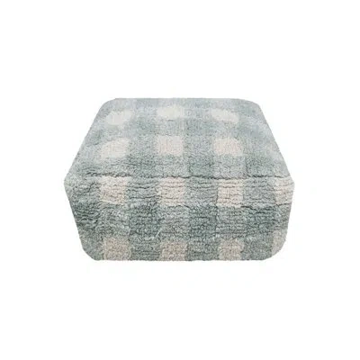 Lorena Canals Pouf Vichy In Blue
