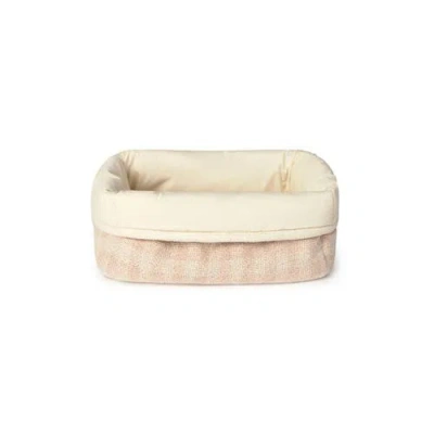 Lorena Canals Quilted Basket In White
