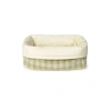 Lorena Canals Quilted Basket In Green