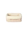 Lorena Canals Quilted Basket In White