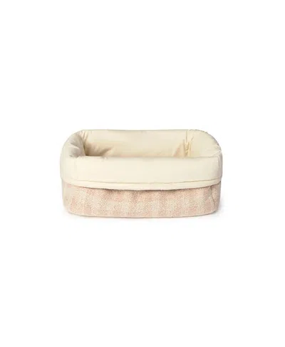 Lorena Canals Quilted Basket In White